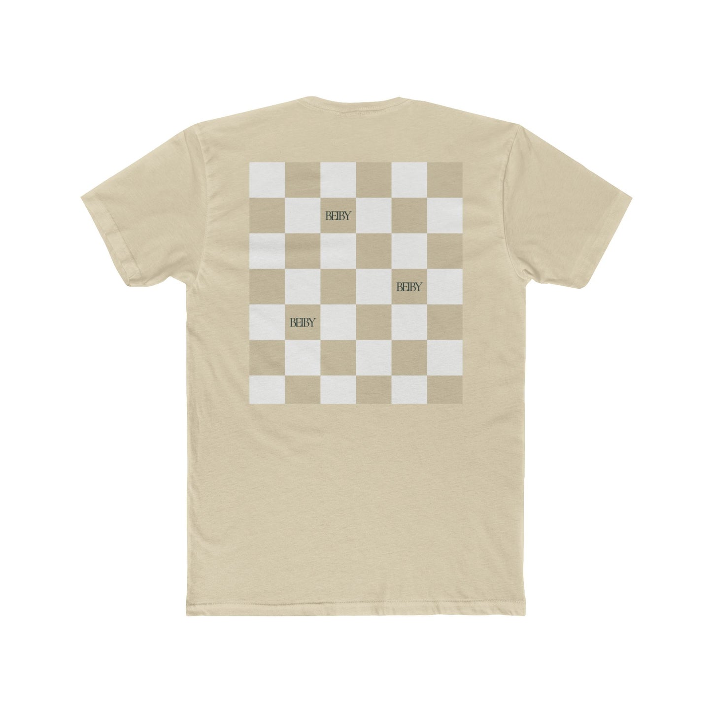 Beige Branded Mom Tee