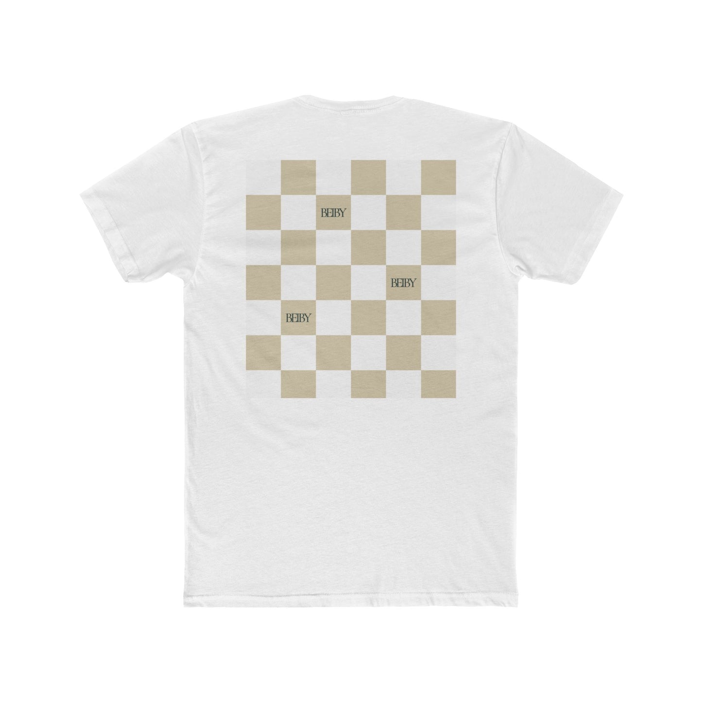 Beige Branded Mom Tee
