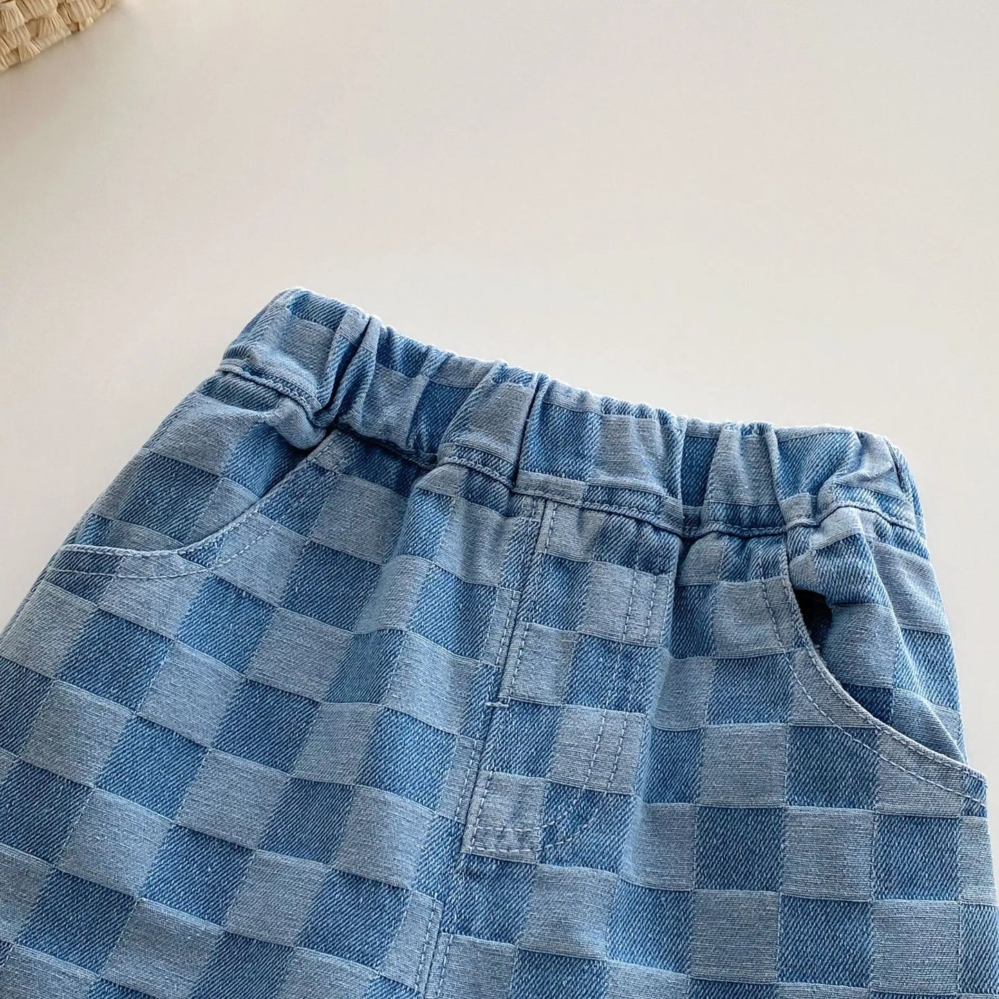 Children’s Checkered Jeans