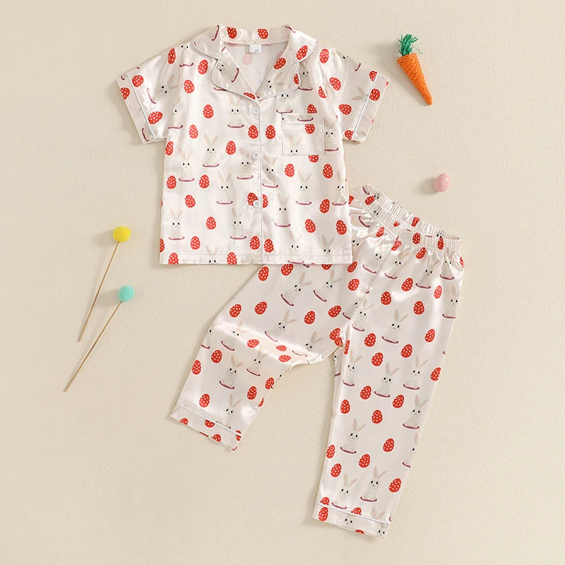 Adorable Toddler Easter Pajama Set