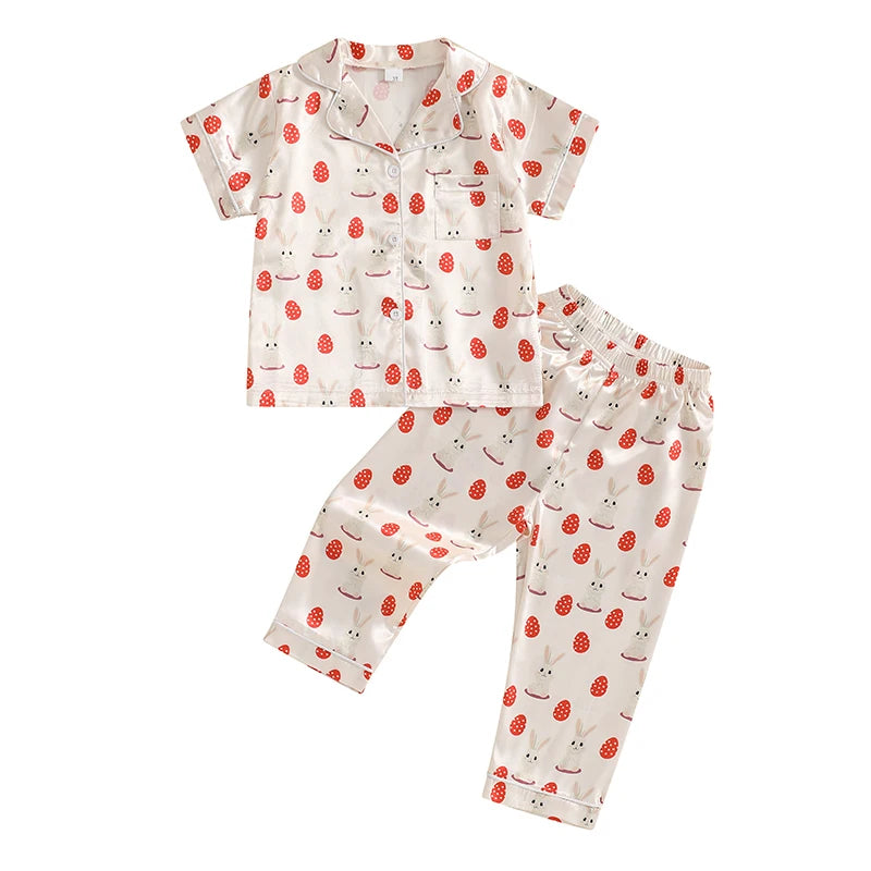 Adorable Toddler Easter Pajama Set