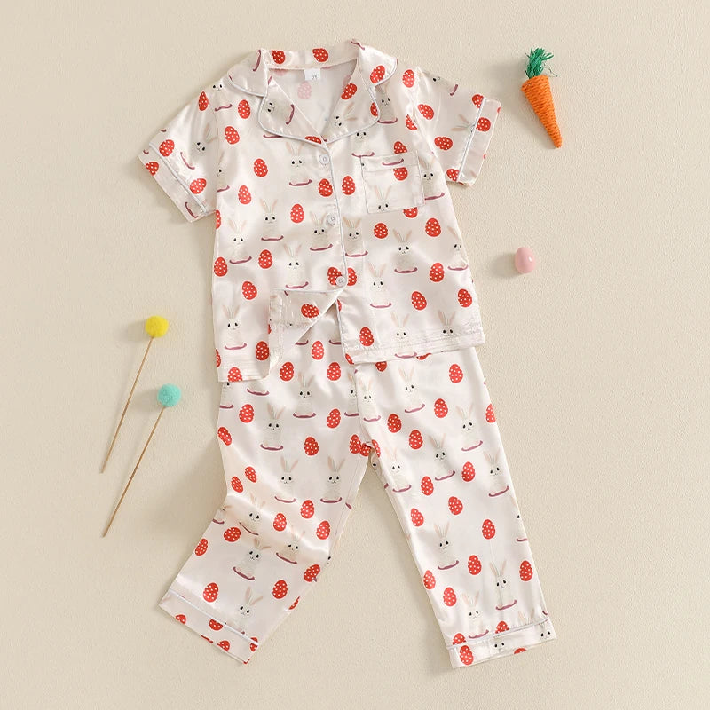 Adorable Toddler Easter Pajama Set