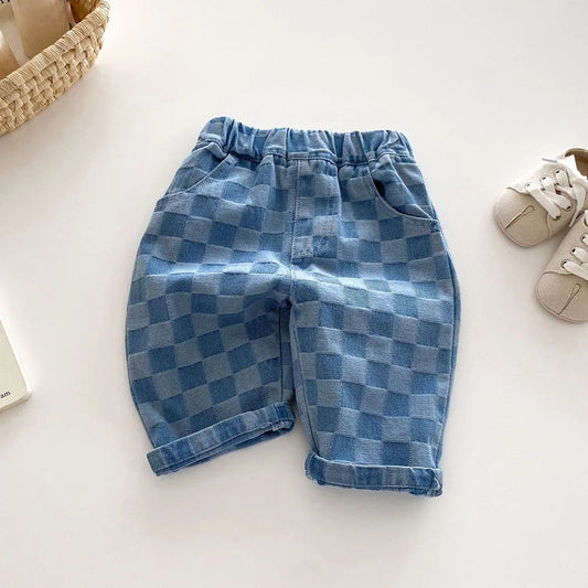 Children’s Checkered Jeans