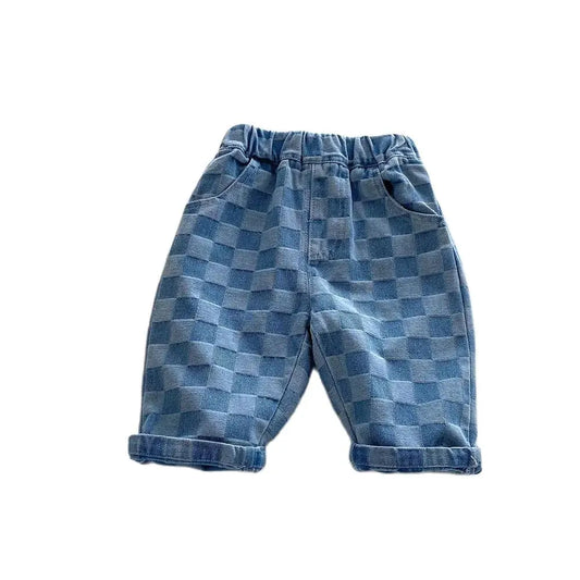 Children’s Checkered Jeans